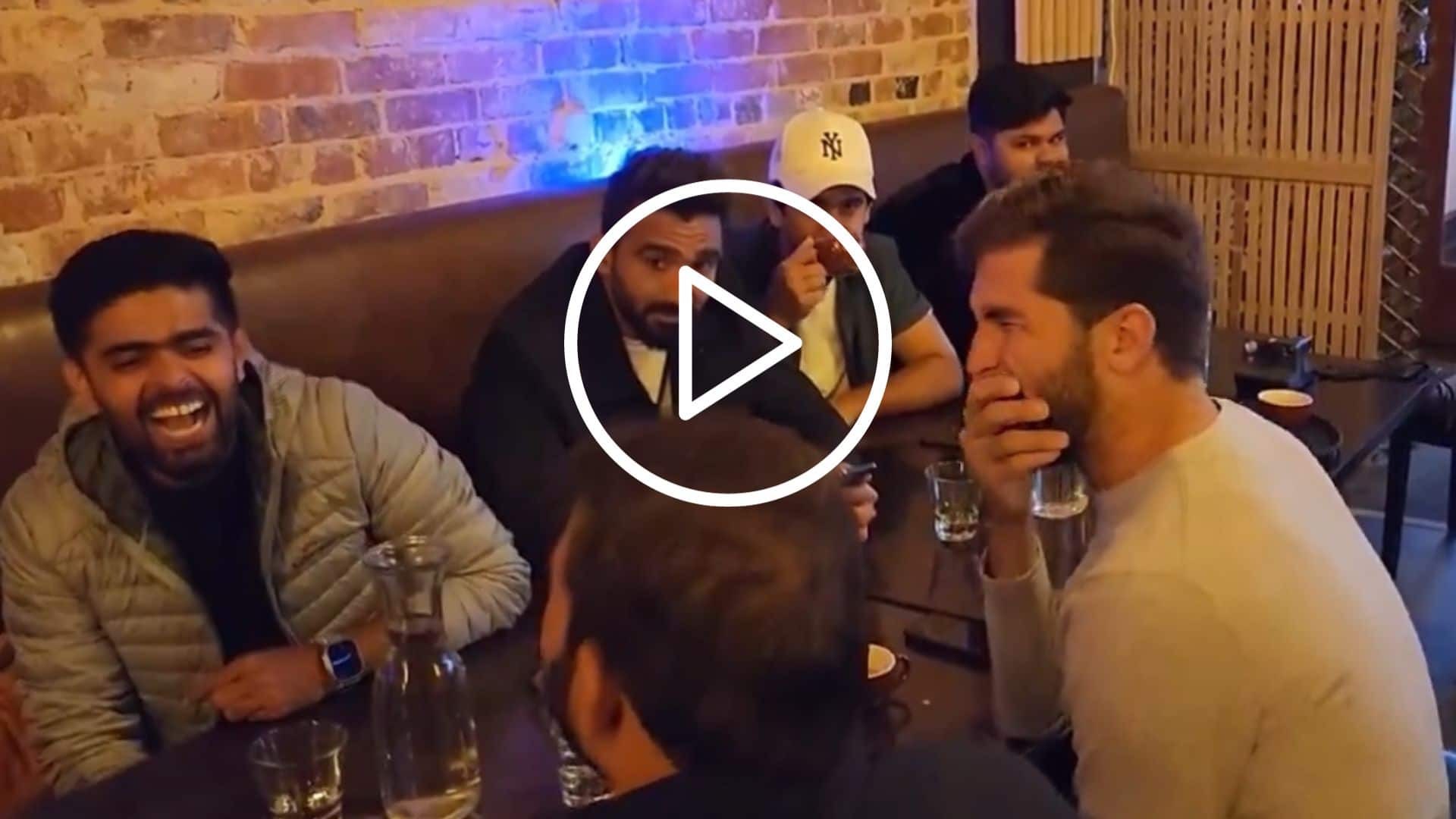 [Watch] Shaheen Afridi & Babar Azam Defy Conflict Rumors With Smiles at Team Dinner 